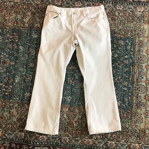 Polo Khaki Cropped Signature Bootcut Jeans/Capris